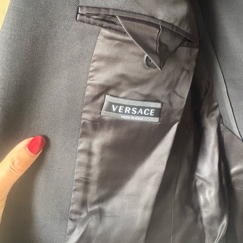 Authentic VERSACE Black Men's Blazer - Picture 5 of 7